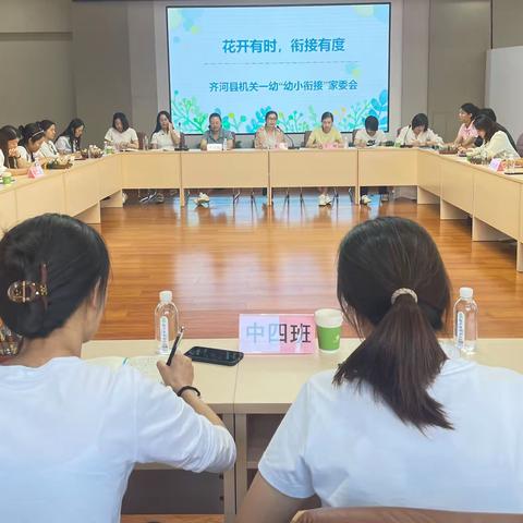 花开有时 衔接有度——齐河县机关第一幼儿园召开2023年度“幼小衔接”家委会会议