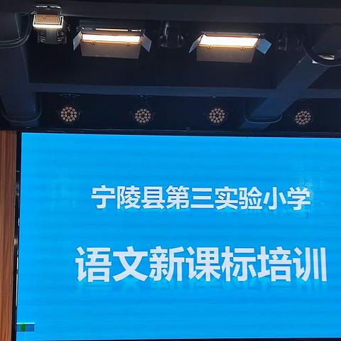 心中有课标,学习促成长——第三实验小学语文新课标培训