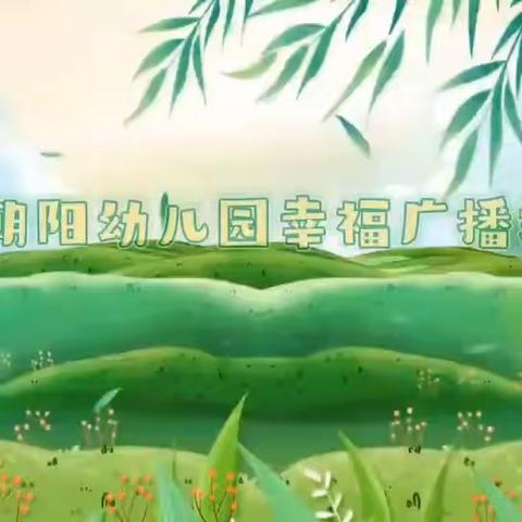 朝阳幼儿园中班第六周/周记