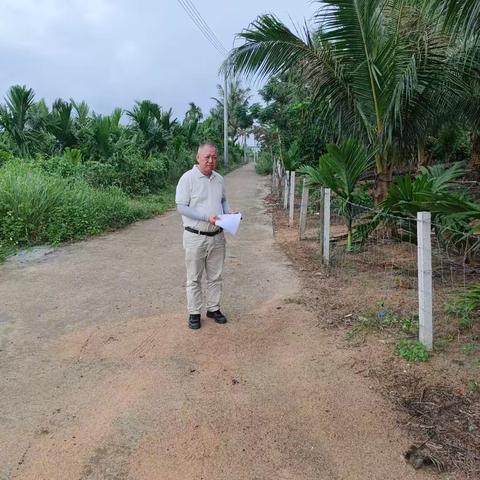 美兰区环卫局城乡环境一体化9月份巡查大致坡三江镇工作。