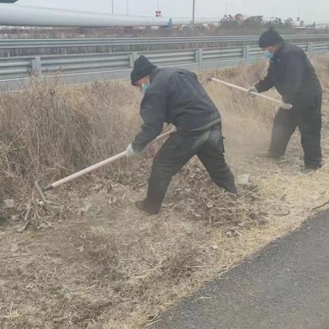 【松原区域经理部】太平川服务区开展环境卫生集中整治行动