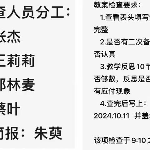 常规检查落实处，规范管理促成长--记张里乡中心校教学常规检查