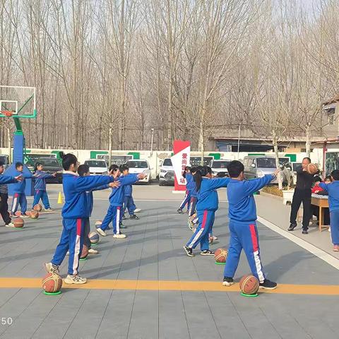 后河镇小学体育赛课活动