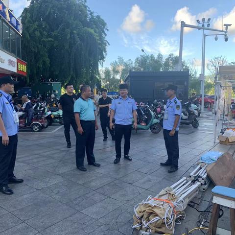 天涯区旅游和文化广电体育局联合相关部门对第一市场周边海鲜市场秩序进行整治