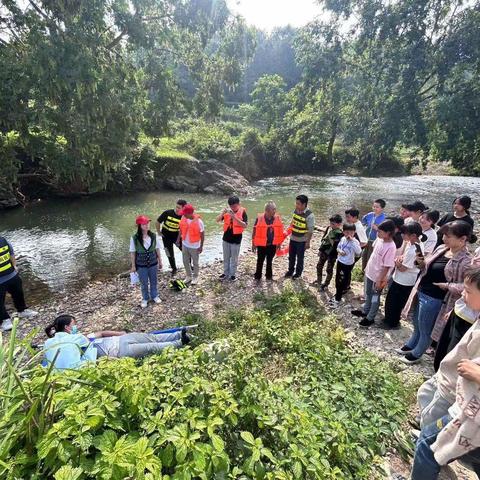 珍爱生命，远离危险水域”——巨口铺镇新民完小防溺水应急演练