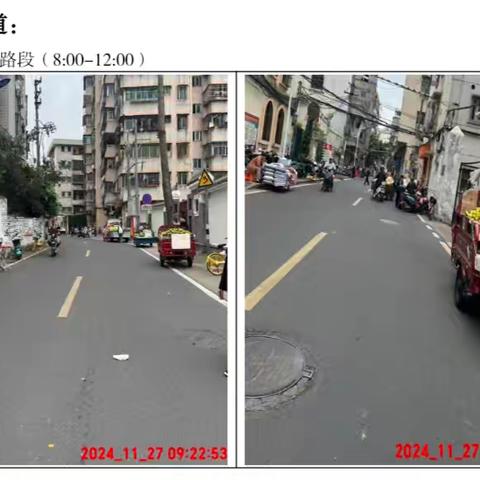 11月27日美兰区流动摊贩占道经营问题严重点位图集