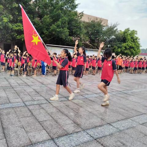 绿美广东，争做好队员——吴川市塘㙍镇杨屋小学新队员入队仪式