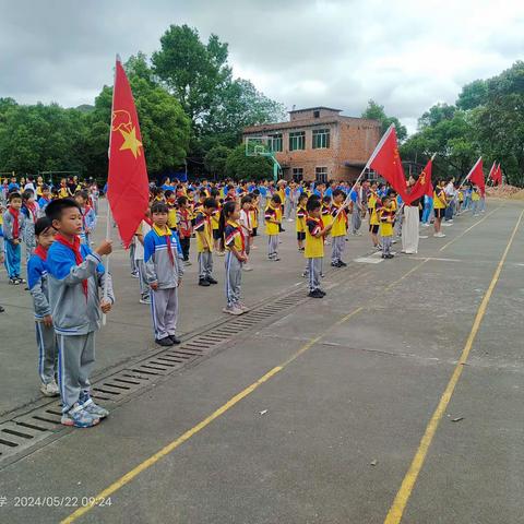 红领巾爱祖国   争做新时代好队员——金山镇凤亭小学举行新队员入队仪式