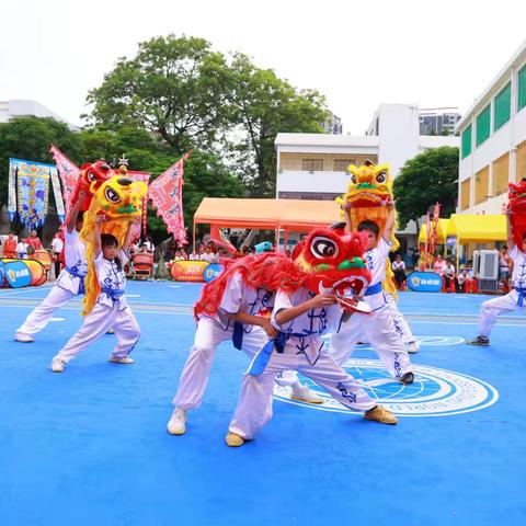 武跃狮腾展风采   群联少年创佳绩——群联小学醒狮武术队参加世界功夫醒狮交流表演赛荣获佳绩