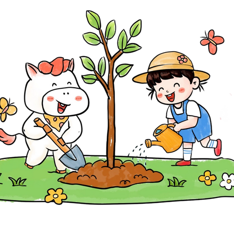今日植树节，启慧幼儿园亲子护绿行动倡议书