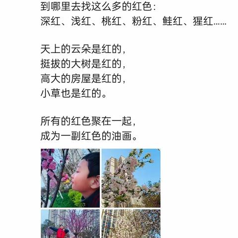 “写一首春的诗歌” -----四年级语文下册第三单元综合性学习活动记录