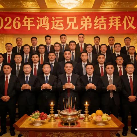 2026年5月在北京皇家菜博物馆举行义结金兰承鸿运，聚力食材启新程——鸿运兄弟结拜暨食材供应链成立大会