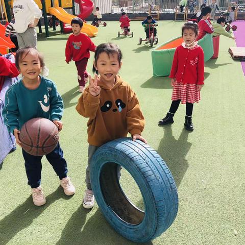 【学习故事】金宝贝幼儿园“轮胎乐”