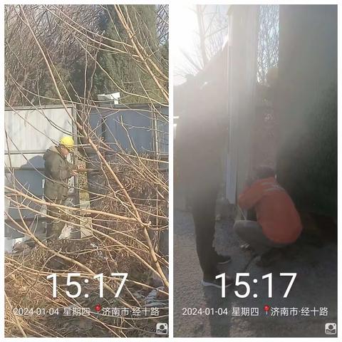 修复倾斜围挡，消除安全隐患。