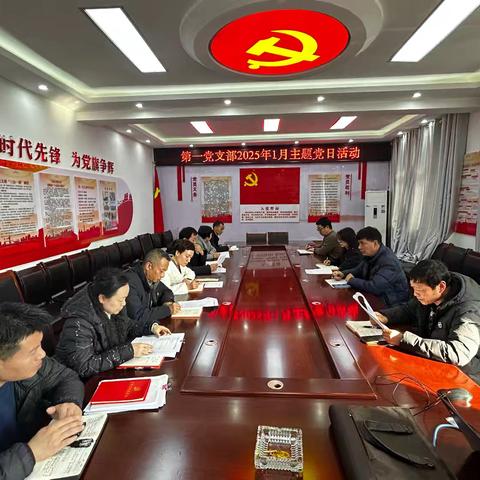 第一党支部开展2025年1月份主题党日活动