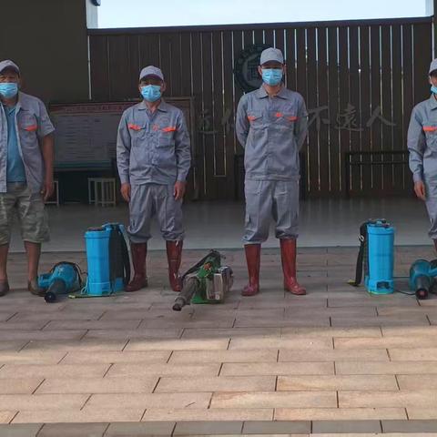临高县博文学校预防“基孔肯雅热”疫情防控消杀工作
