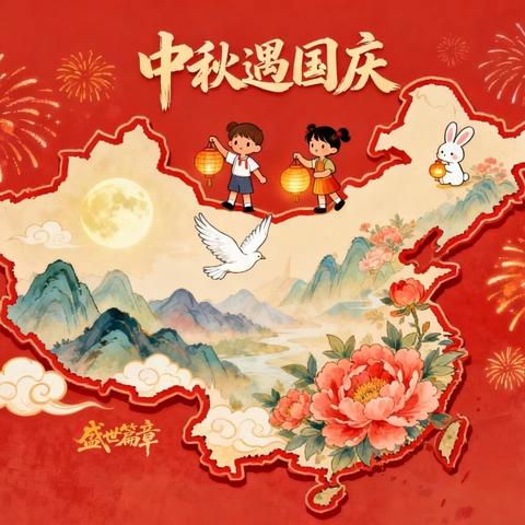 国韵中秋·童心同庆 双节放假通知及温馨提示