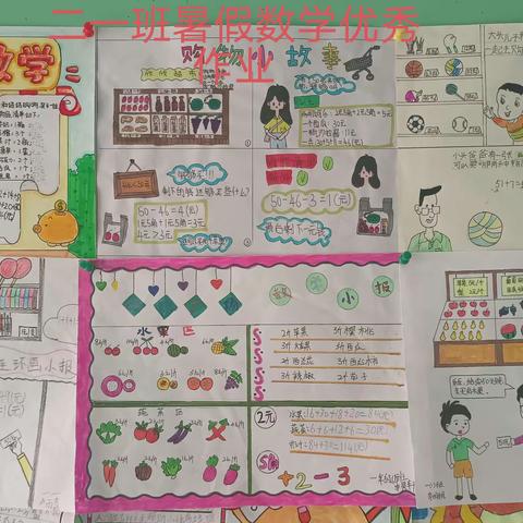 创新作业｜先盛里小学数学学科暑假优秀作业展