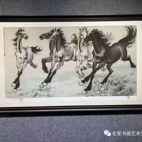 推荐收藏书画家徐悲鸿版画作品