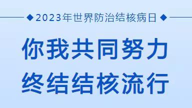 2023年世界防治结核病日宣传