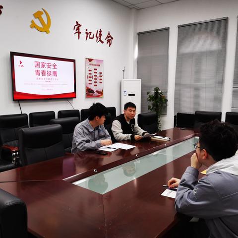 “国家安全，青春挺膺”——城发公司第三团支部开展国家安全主题团日活动