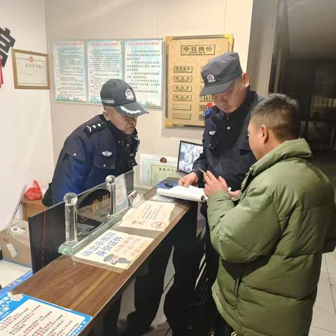 民警查消防，为宾馆“系”上安全绳