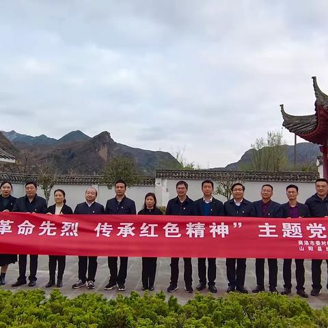 商洛市委对村巡察蹲点调研组临时党支部和山阳县纪委第三党支部联合开展 主题党日活动