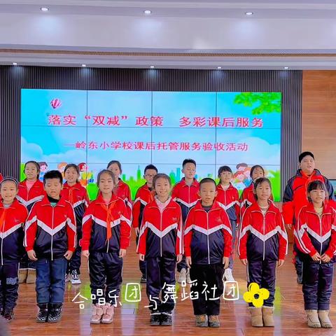 落实“双减”政策，多彩课后服务——岭东小学校课后托管服务验收活动