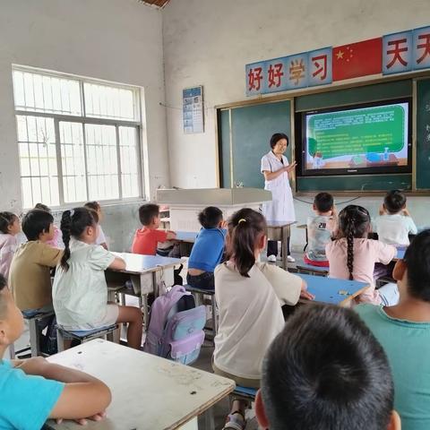濉溪县四铺中心学校惠家小学开展预防秋季传染病讲座活动