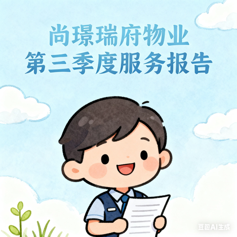尚璟瑞府2025年第三季度物业服务报告~请您查阅