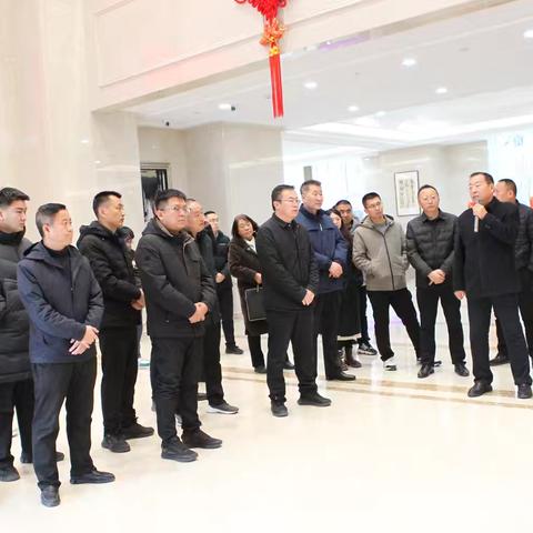 阳高县“两企三新”党组织书记及党建指导员一行莅临泰瑞集团参观交流