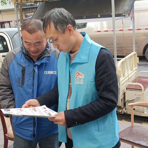 航建社区网格员持续开展禁毒宣传活动