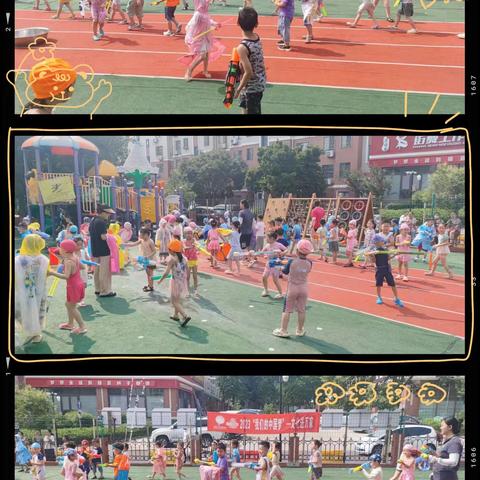 【即发阳光城社区党委】开展“清凉一夏,‘水’与争锋”水枪大战活动