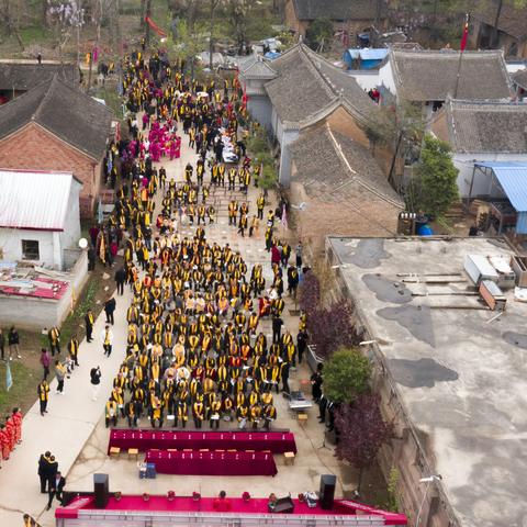 2023年4月5日豫西姓氏文化馆，举行常氏祭祀大典