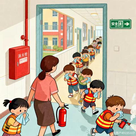 【消防演练.安全童行】——朝阳幼儿园