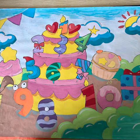 思维绽放、数韵生花—数学手抄报绘画评比活动