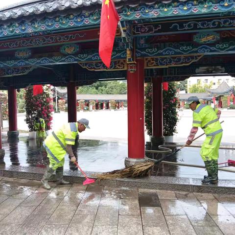 【宜良玉禾田】国庆中秋双节至，致敬最美“守厕人”与“护场者”