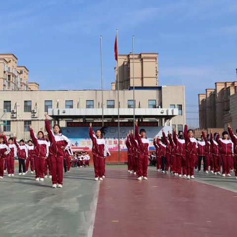 阳光韵律  快乐未来——单县实验中学六年级阳光韵律操比赛