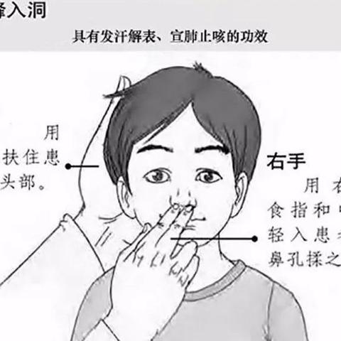 风寒感冒按摩手法