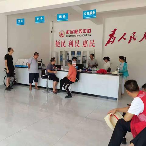 温暖服务有爱心，青山绿水带笑颜——服务第十五站   杨墩村