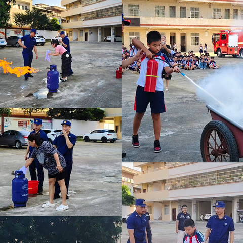 消防零距离，安全伴童心——安铺镇第四小学消防安全进校园活动纪实