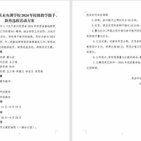 磨砺技能 绽放风采——漫川关镇中心小学2024年镇级教学能手比赛活动