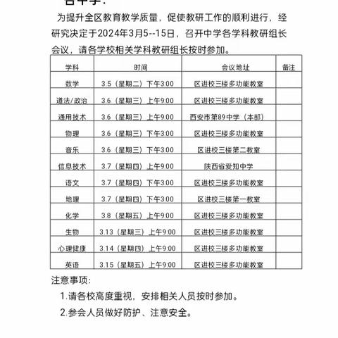 新城教研•中学教研组长会议