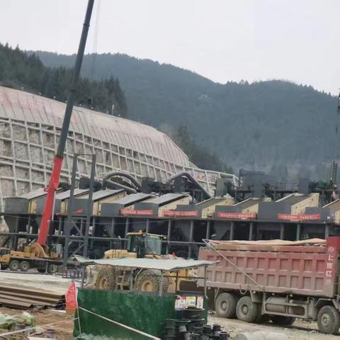 【中部区域】渠县工业园-调研新建碎石厂，做到未雨绸缪