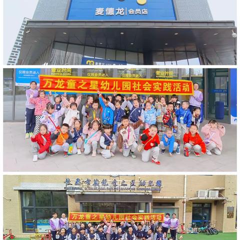 【走出幼儿园，走进麦德龙超市】·万龙童之星幼儿园社会实践活动