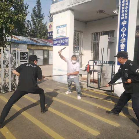 反恐防暴演练 筑牢安全防线——唐庙镇中心小学开展校园反恐防暴应急演练