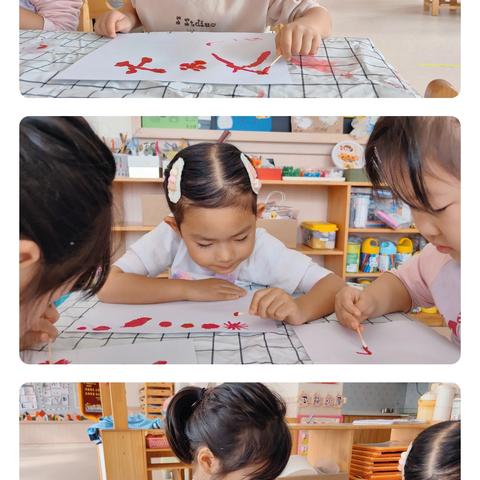 “棉签点秋色，童心绘菊香”——青科幼儿园中三班美术活动