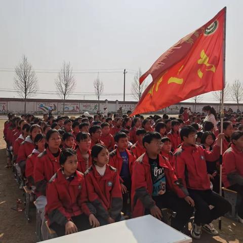 誓师战百日，圆梦小升初——记艾岗一小六年级小升初誓师大会