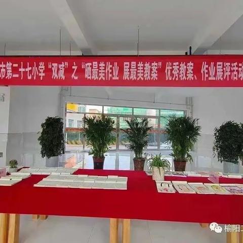 【党建领航·“双减”行动】——榆林市第九小学教育联合体分校区第二十七小学业务检查暨作业展