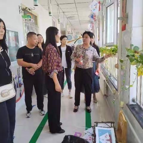 任丘市教体局对永丰路学区中心幼儿园文化建设督察